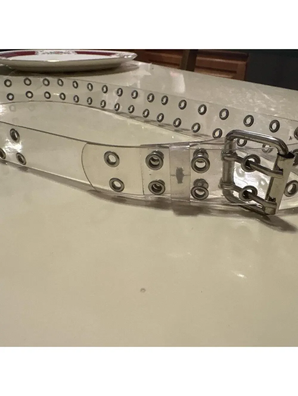 Women's Silver and Black Belt